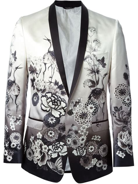 dolce gabbana blazer floral|dolce and gabbana jackets.